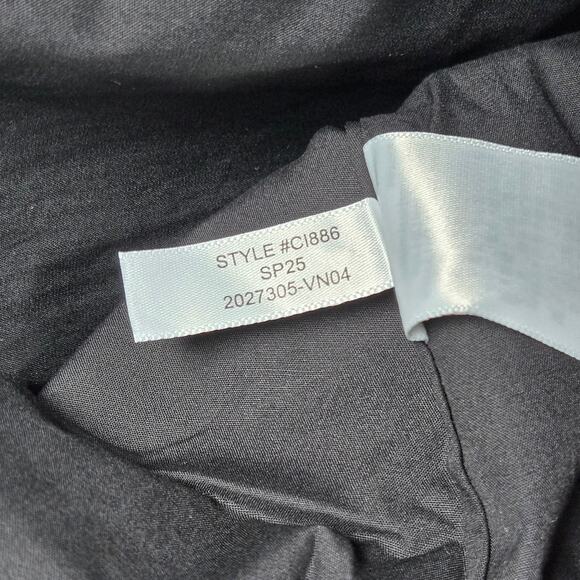 J. Crew Bubble-hem mixy dress Black CI886 L NWT - Picture 5 of 11